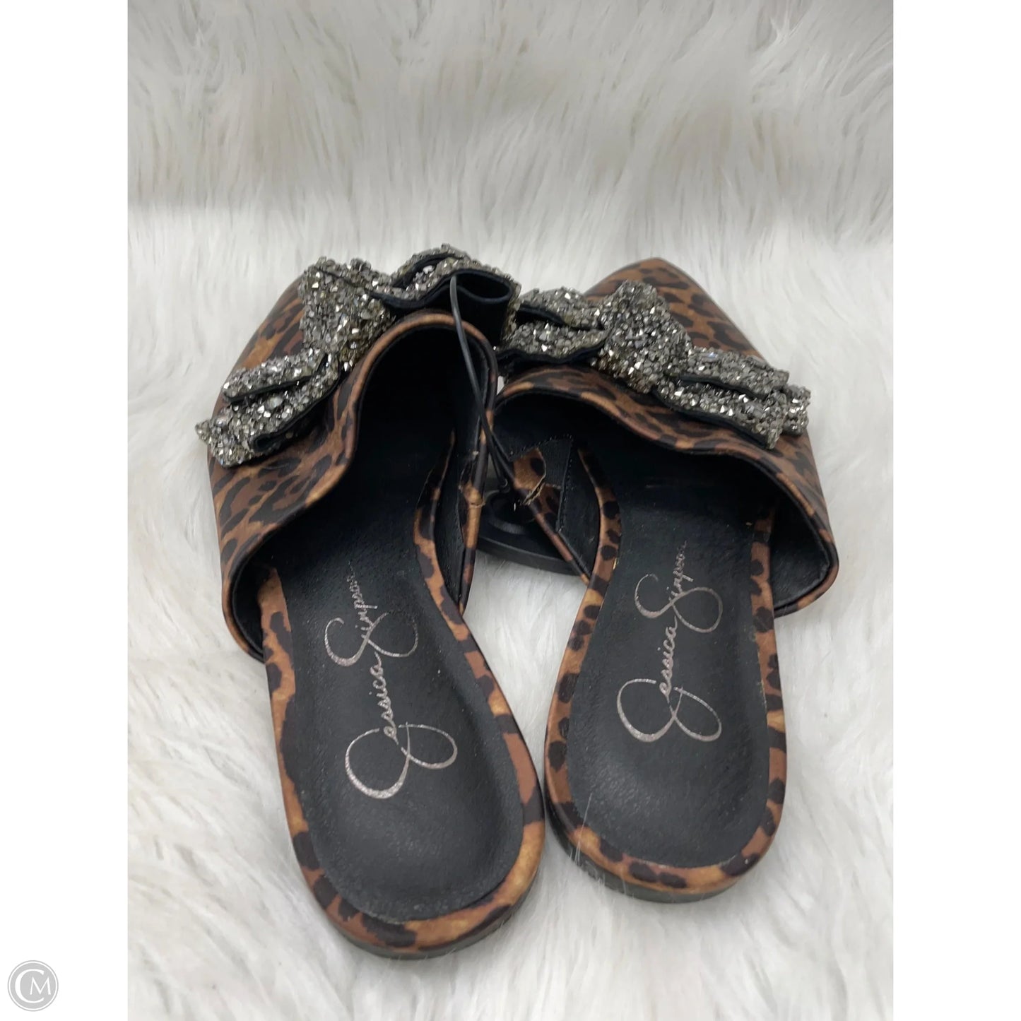 Shoes Flats By Jessica Simpson In Leopard Print, Size: 7.5
