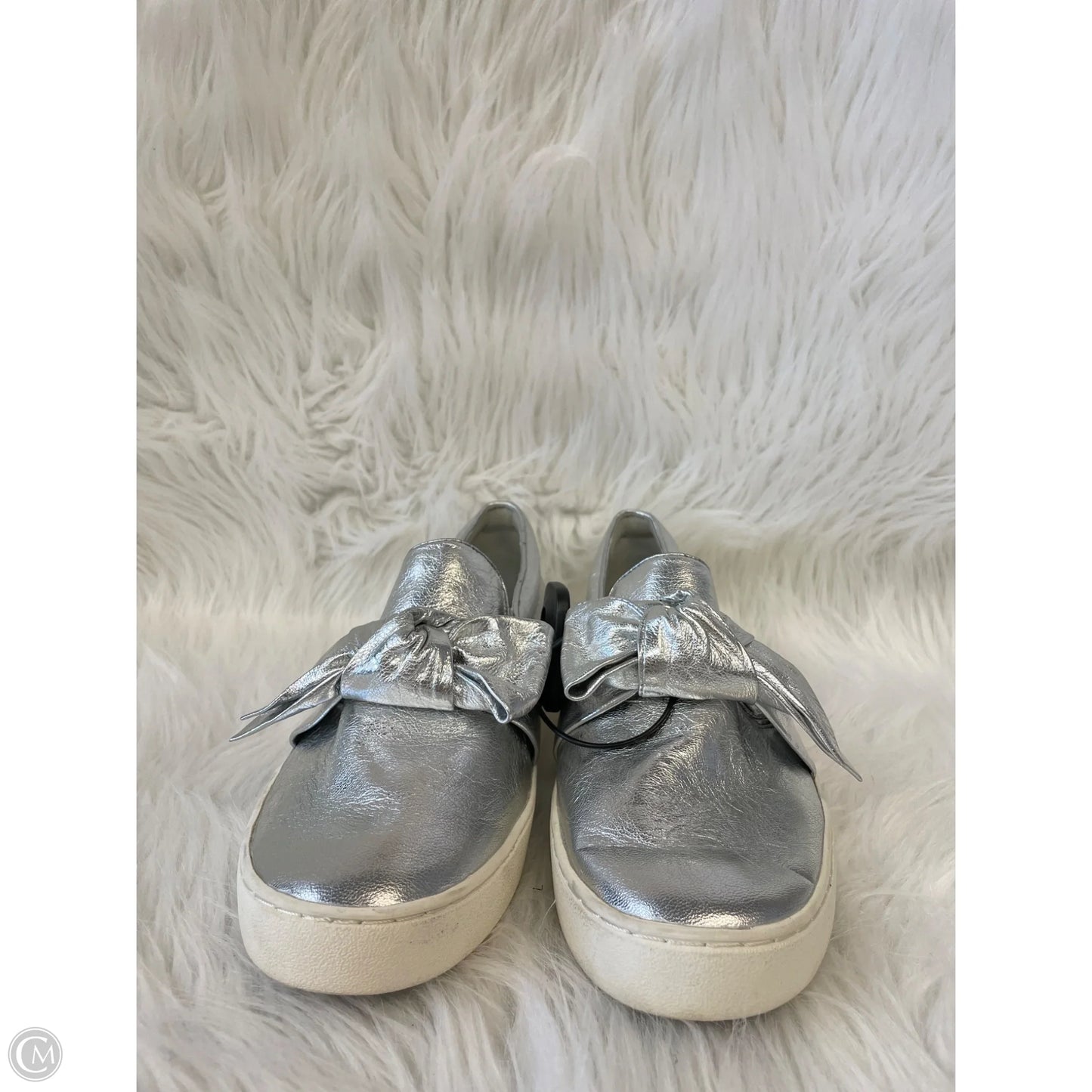 Shoes Designer By Michael Kors In Silver, Size: 7.5