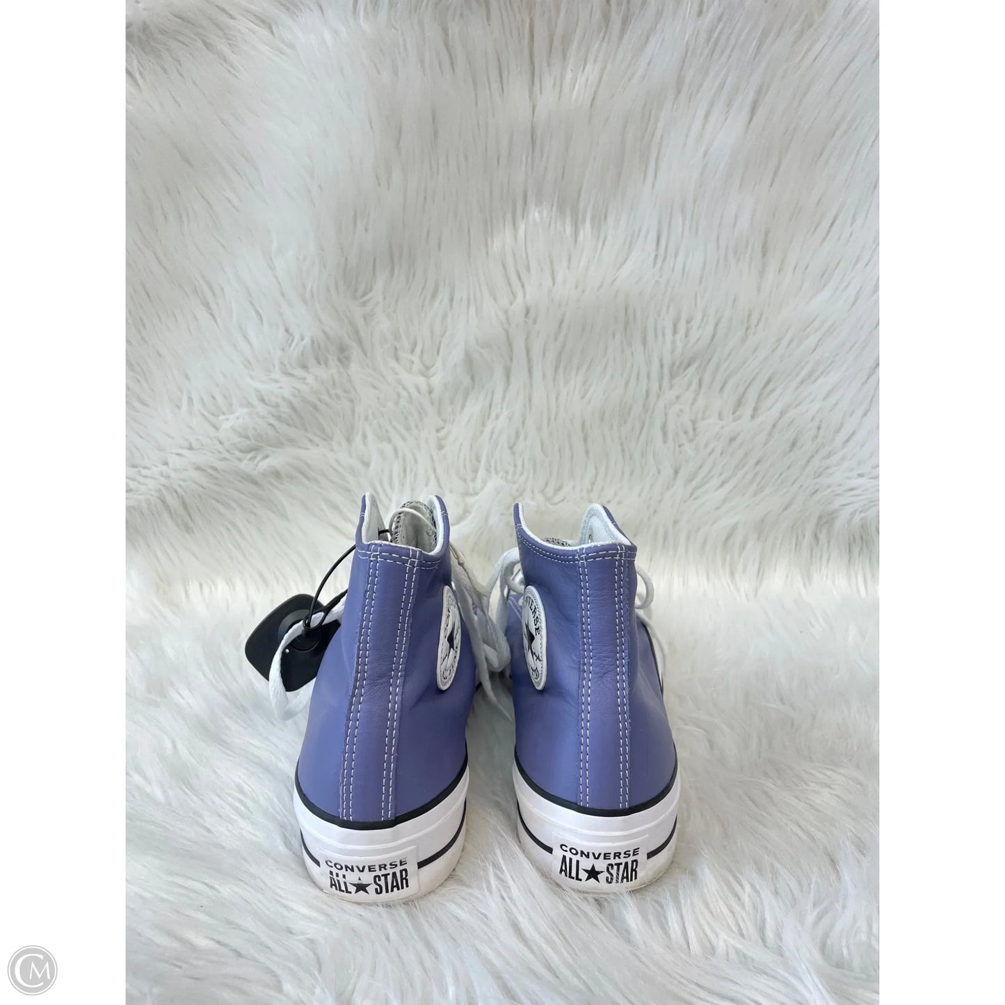 Shoes Sneakers Platform By Converse In Purple & White, Size: 8