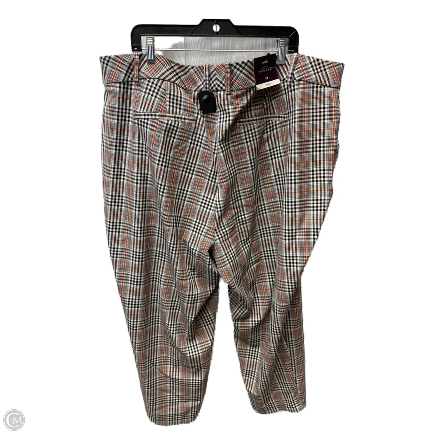 Pants Other By Ava & Viv In Plaid Pattern, Size: 24