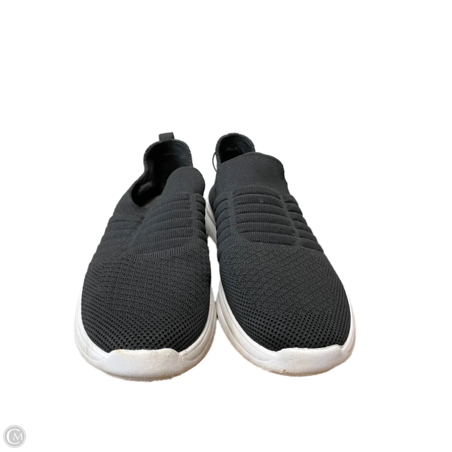 Shoes Flats By Clarks In Black & White, Size: 11
