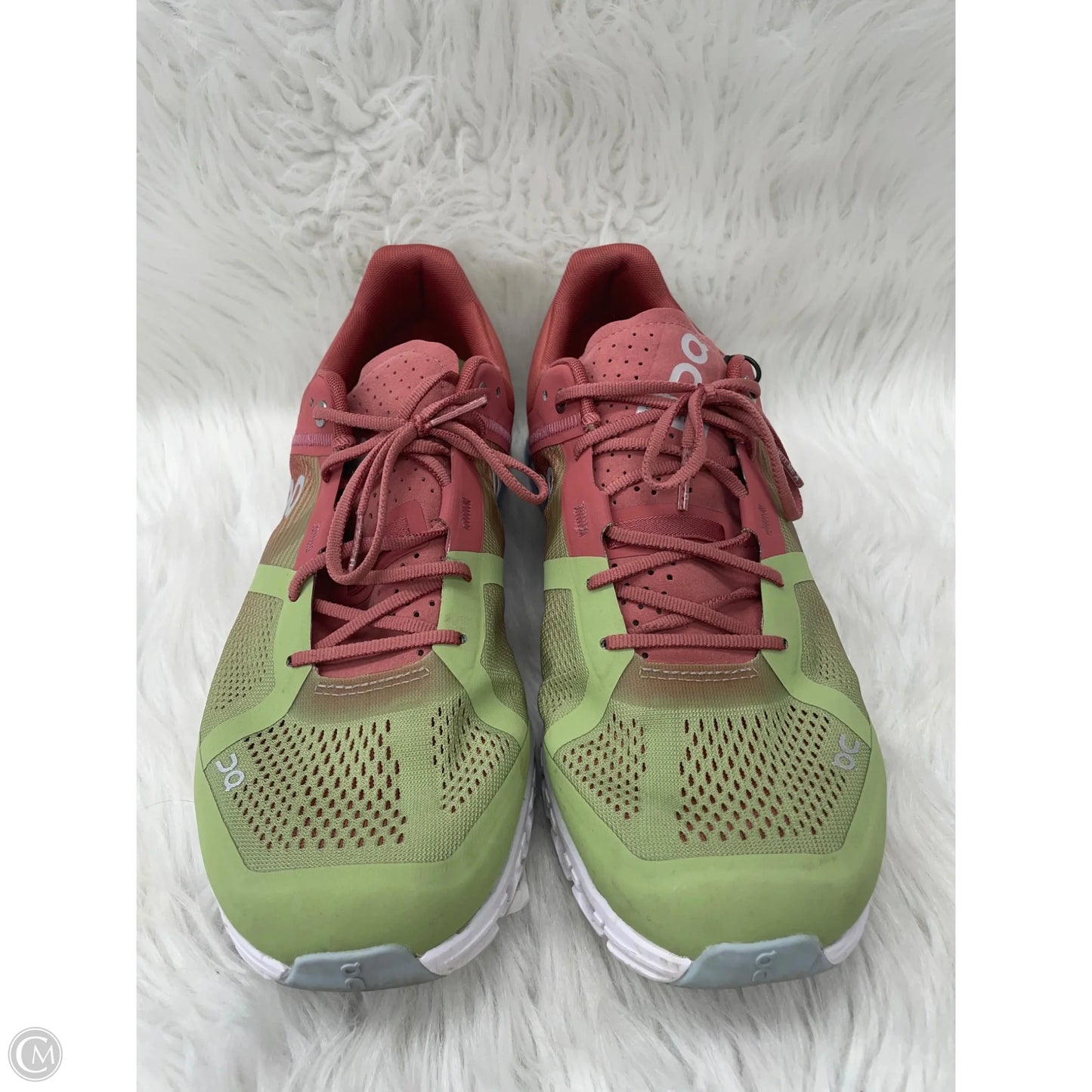 Shoes Athletic By On In Green & Pink, Size: 11