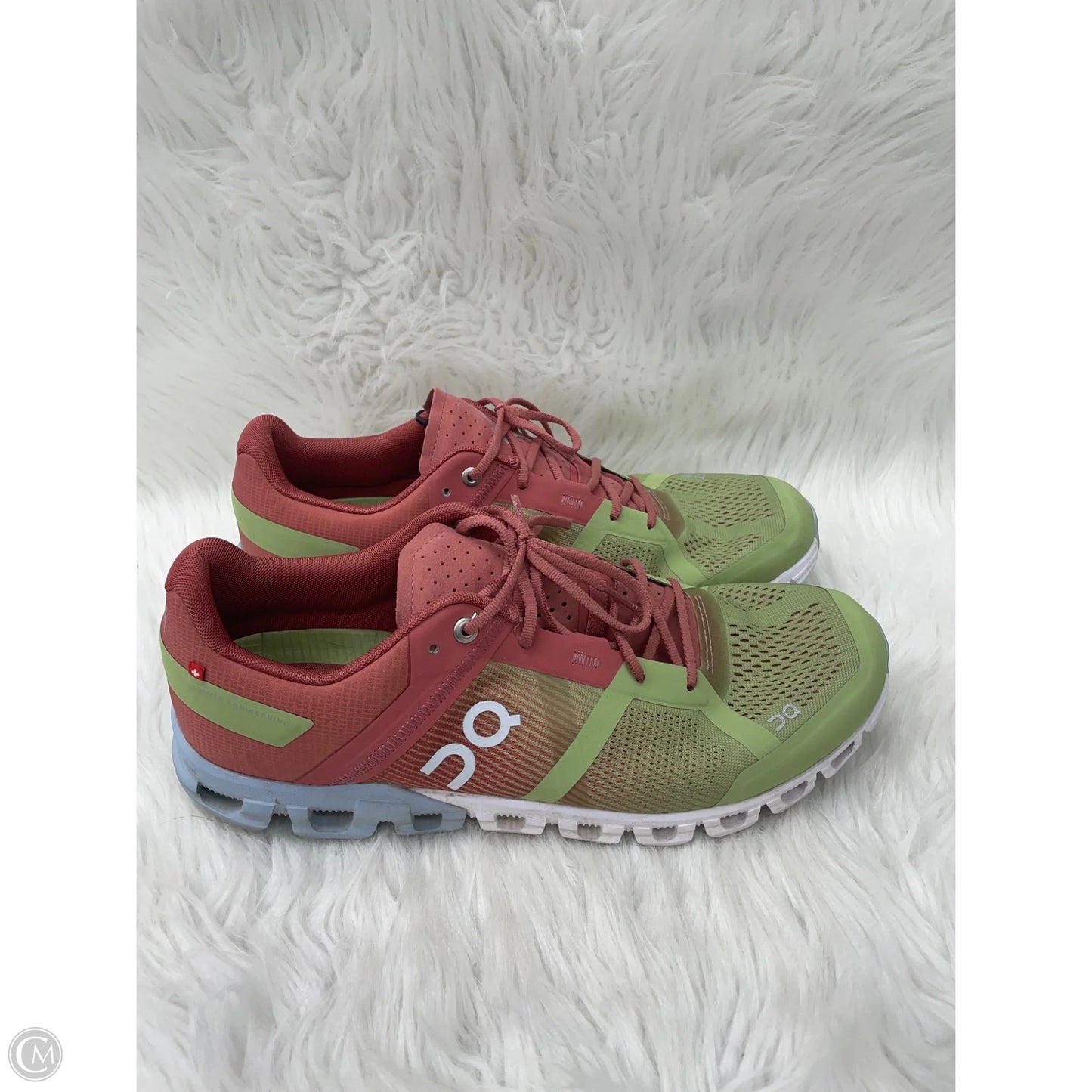 Shoes Athletic By On In Green & Pink, Size: 11