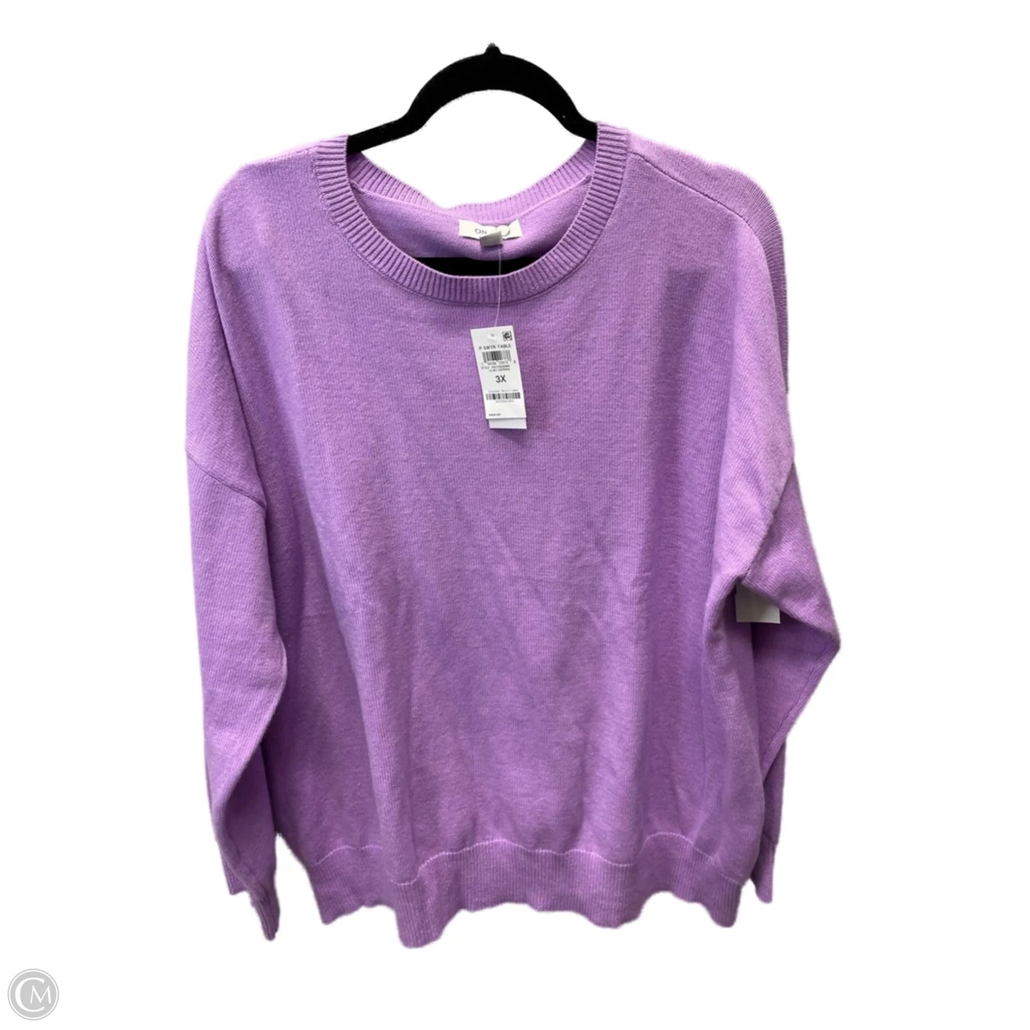 Sweater By On 34th - In Purple, Size: 3x