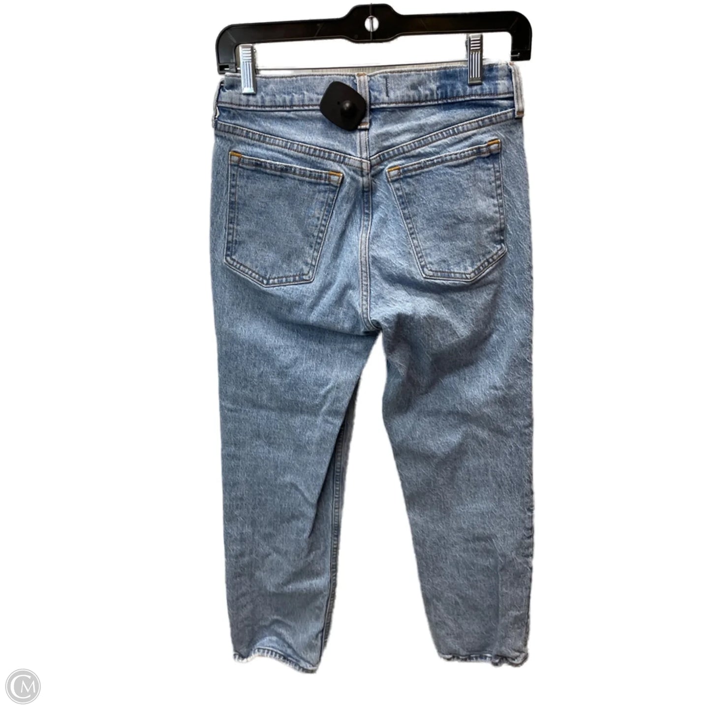Jeans Straight By Abercrombie And Fitch In Blue Denim, Size: 2