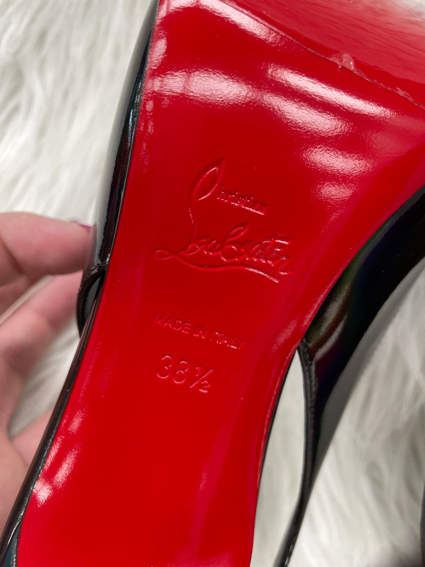 Shoes Luxury Designer By Christian Louboutin In Multi, Size:8.5