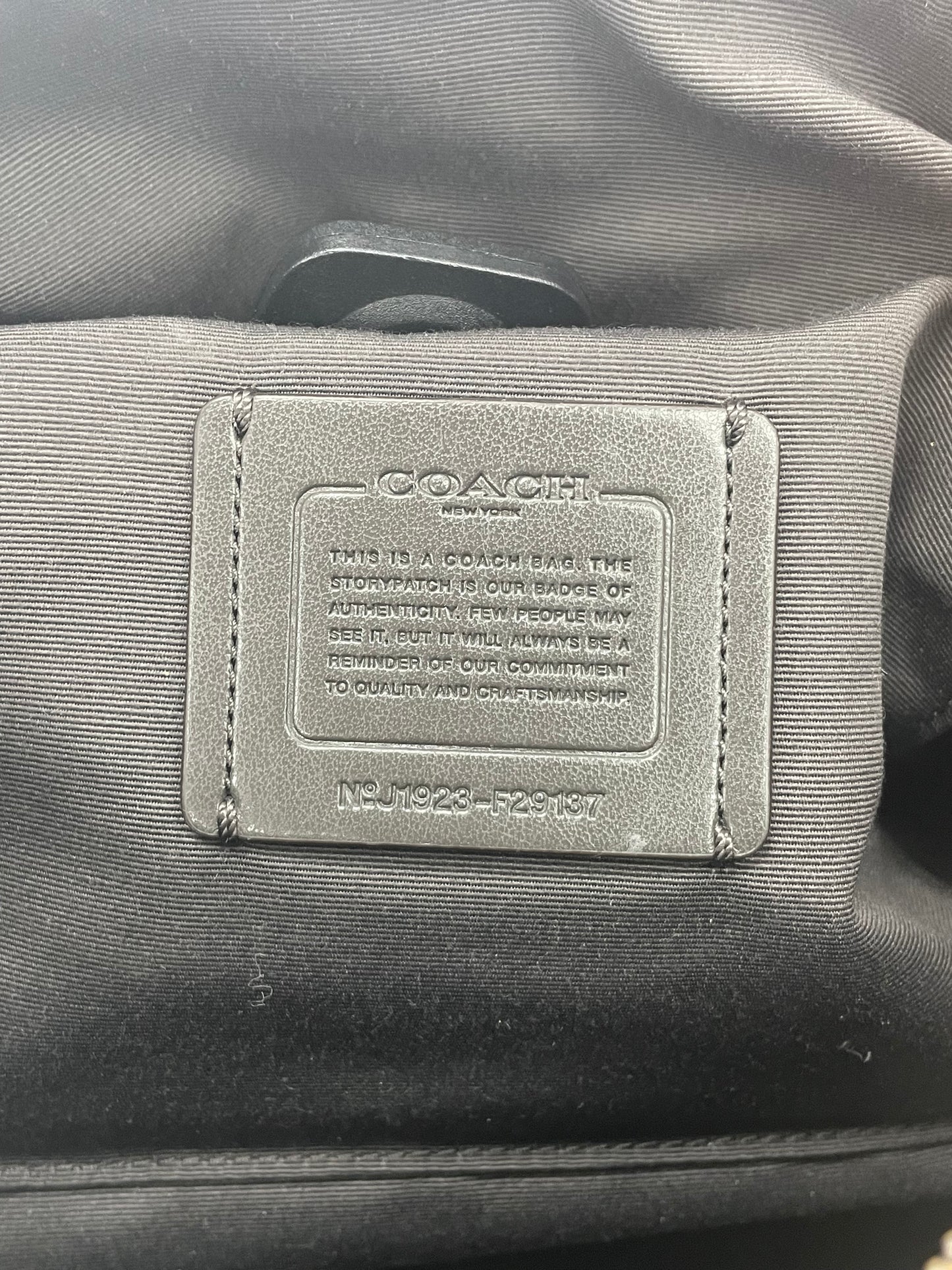 Handbag Designer By Coach, Size: Medium