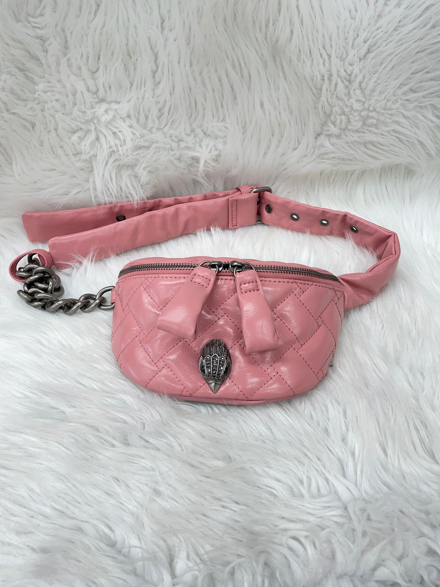 BELT BAG DESIGNER by KURT GEIGER In PINK, Size: MEDIUM