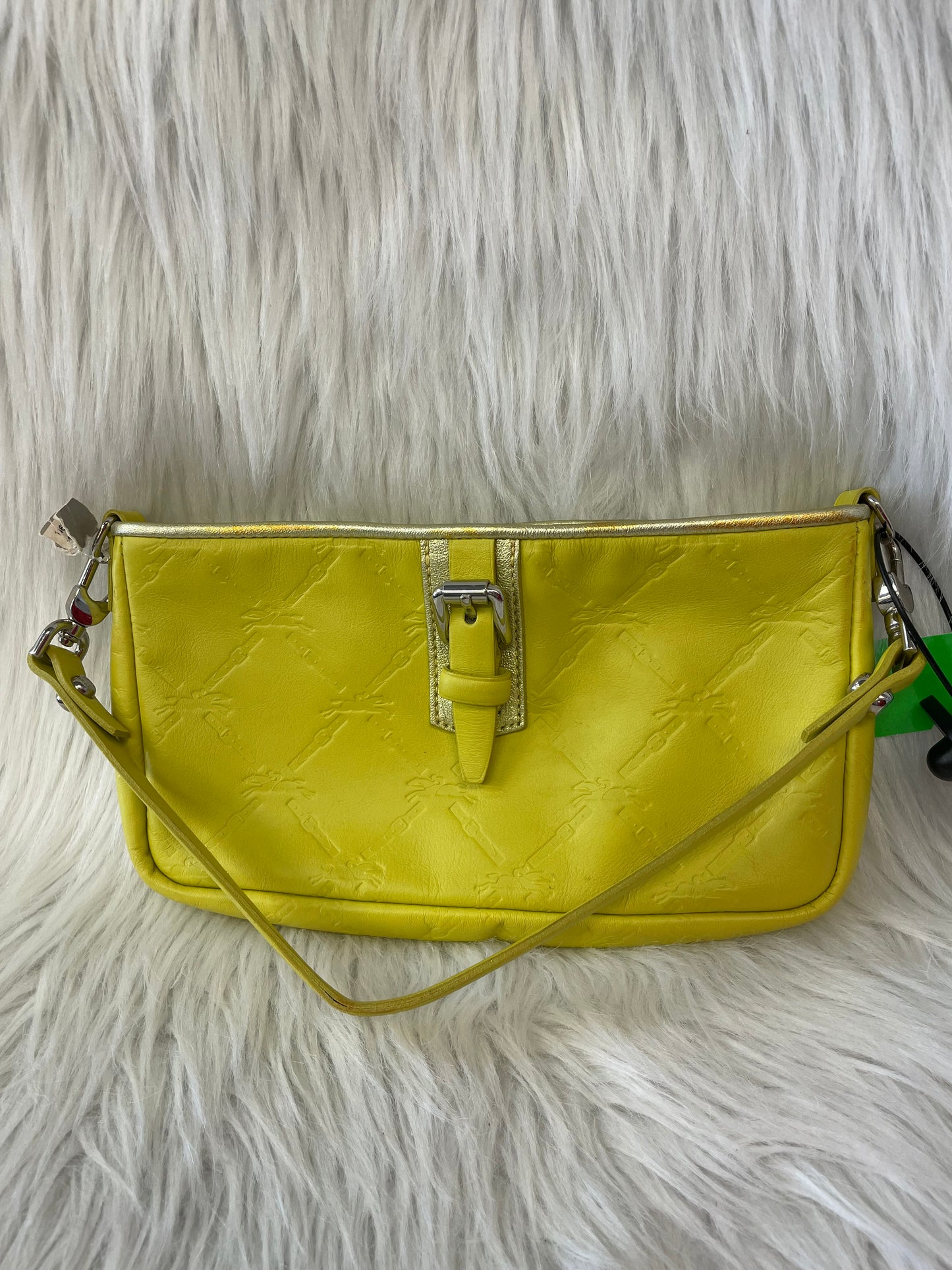 Handbag Designer By Longchamp In Green, Size:Small
