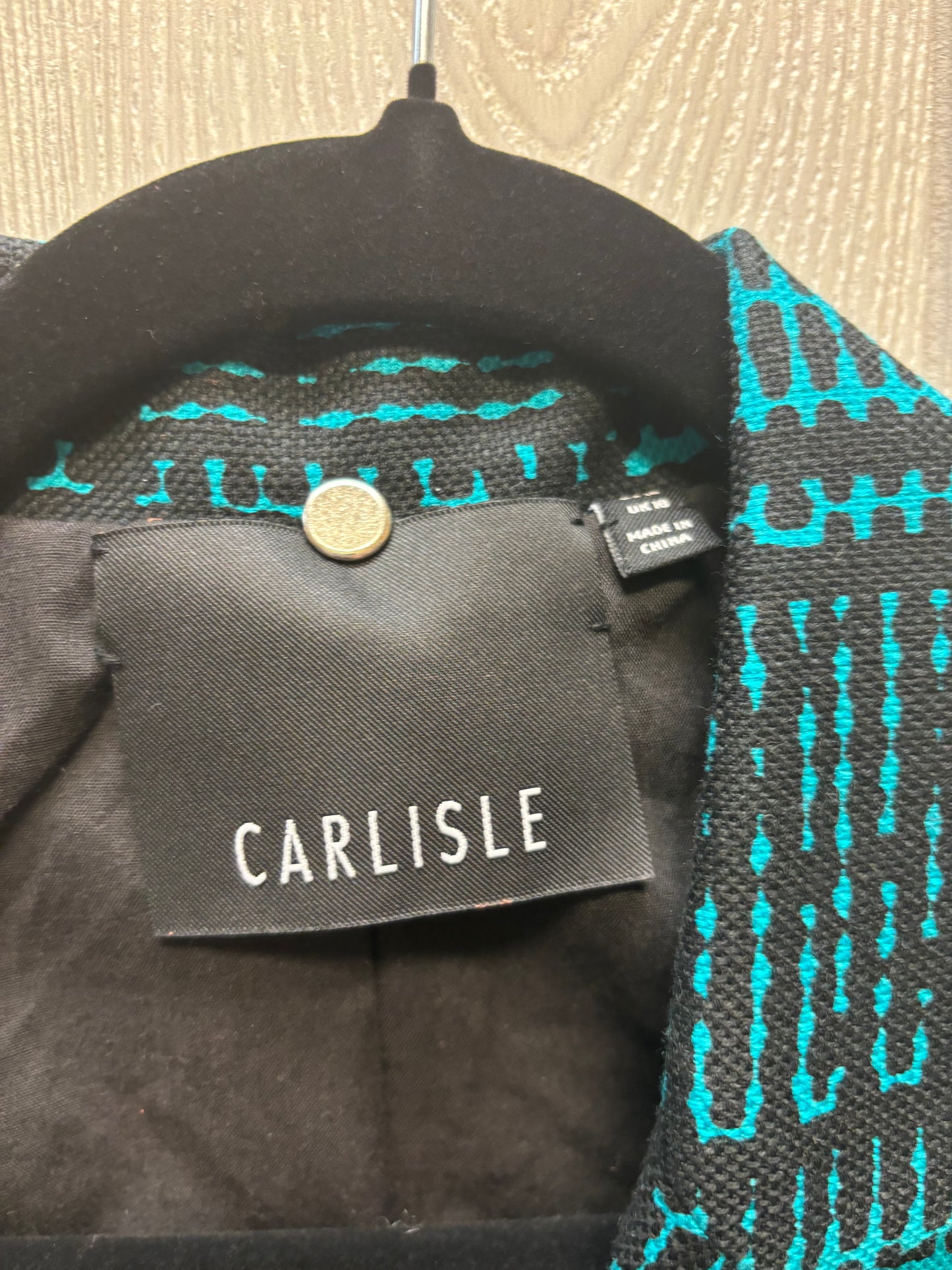 Blazer By Carlisle In Black & Blue, Size:Xl