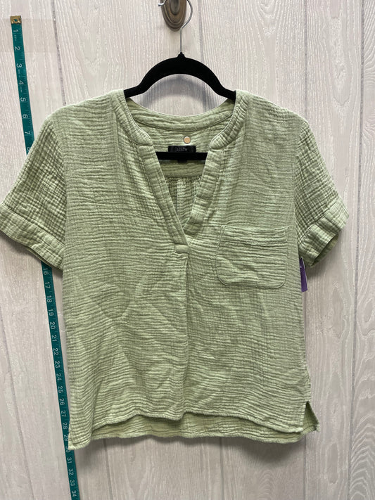 Green Top Short Sleeve J. Crew, Size S