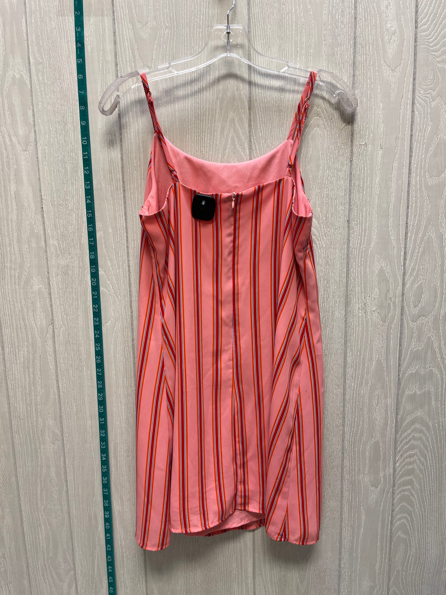 Striped Pattern Dress Casual Short Glamour, Size M