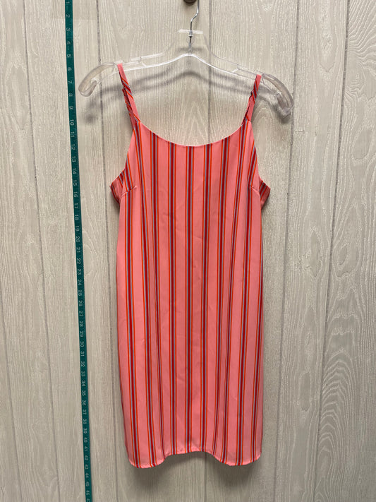 Striped Pattern Dress Casual Short Glamour, Size M