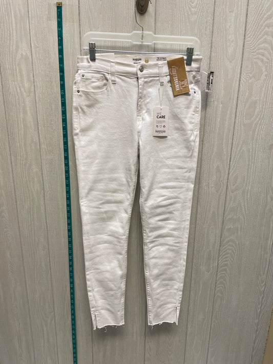 White Jeans Straight Kensie, Size 2