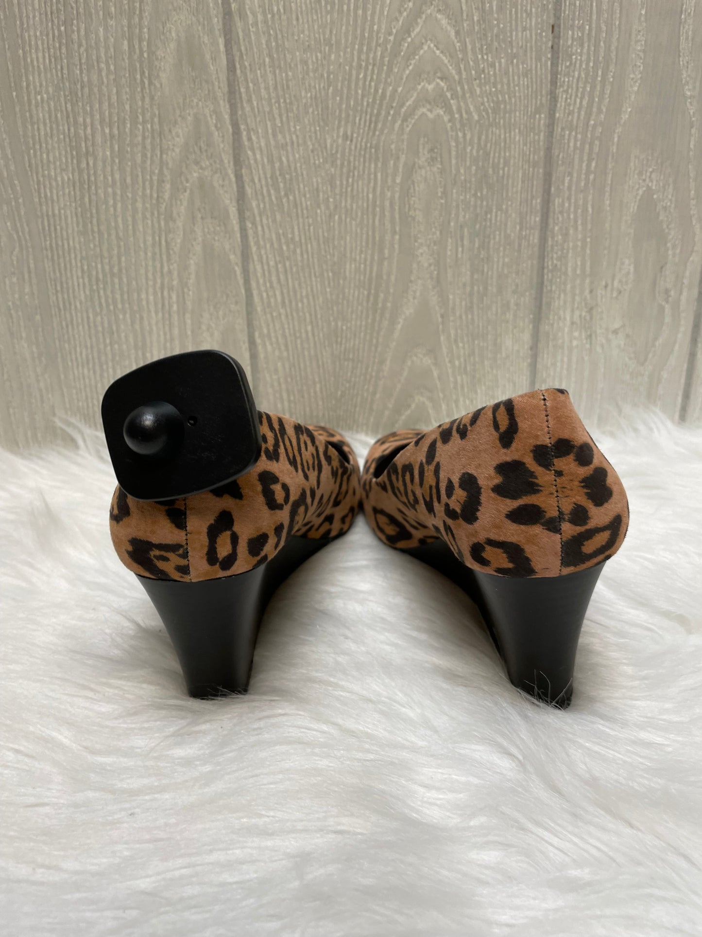 Animal Print Shoes Heels Block Kelly And Katie, Size 7.5