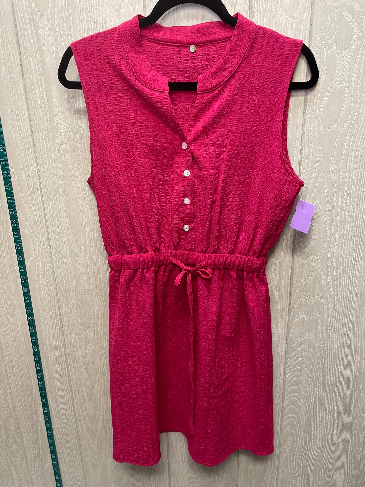 Dress Casual Short By Shein In Pink, Size: S