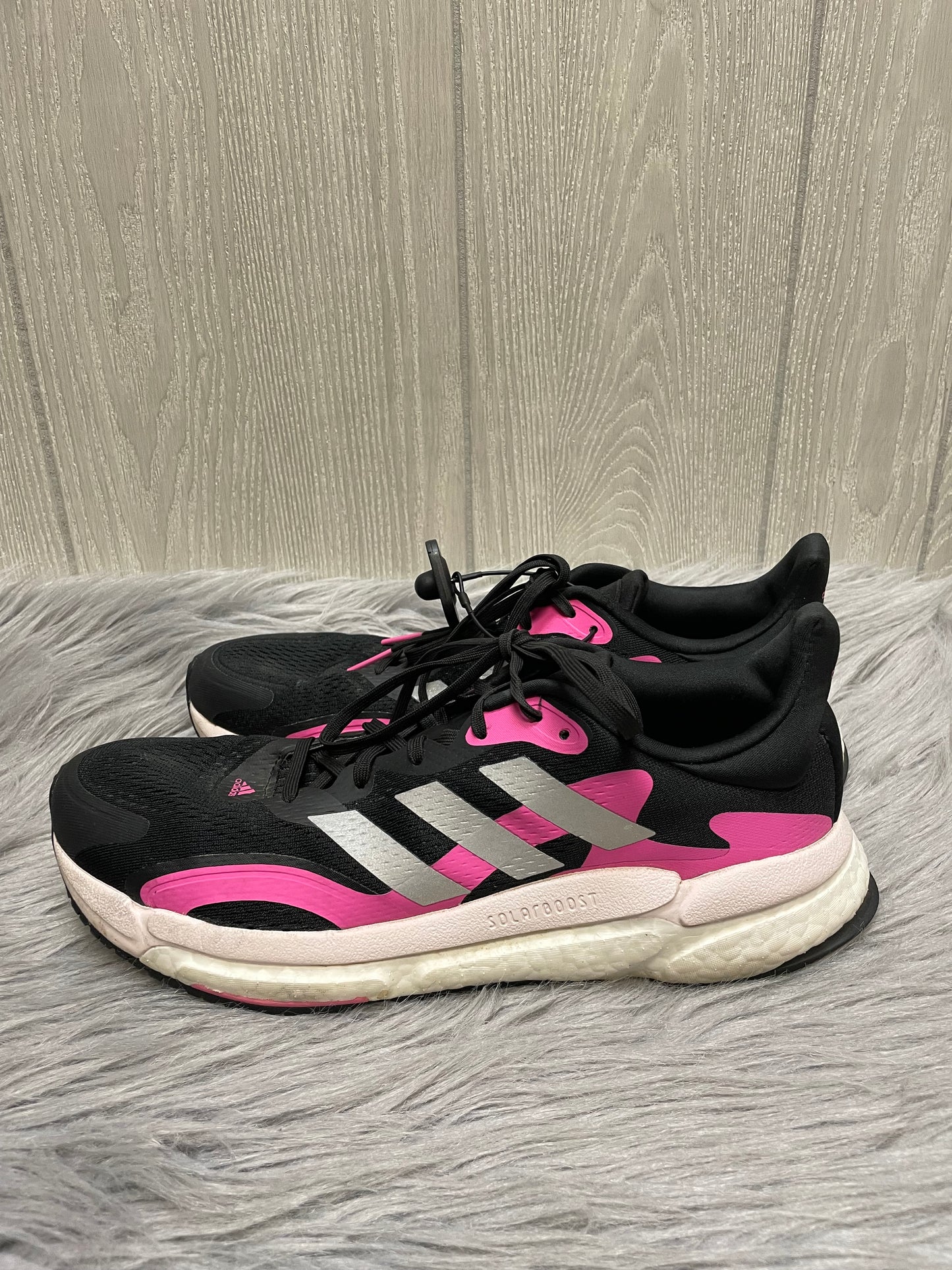 Shoes Athletic By Adidas In Black & Pink, Size: 11