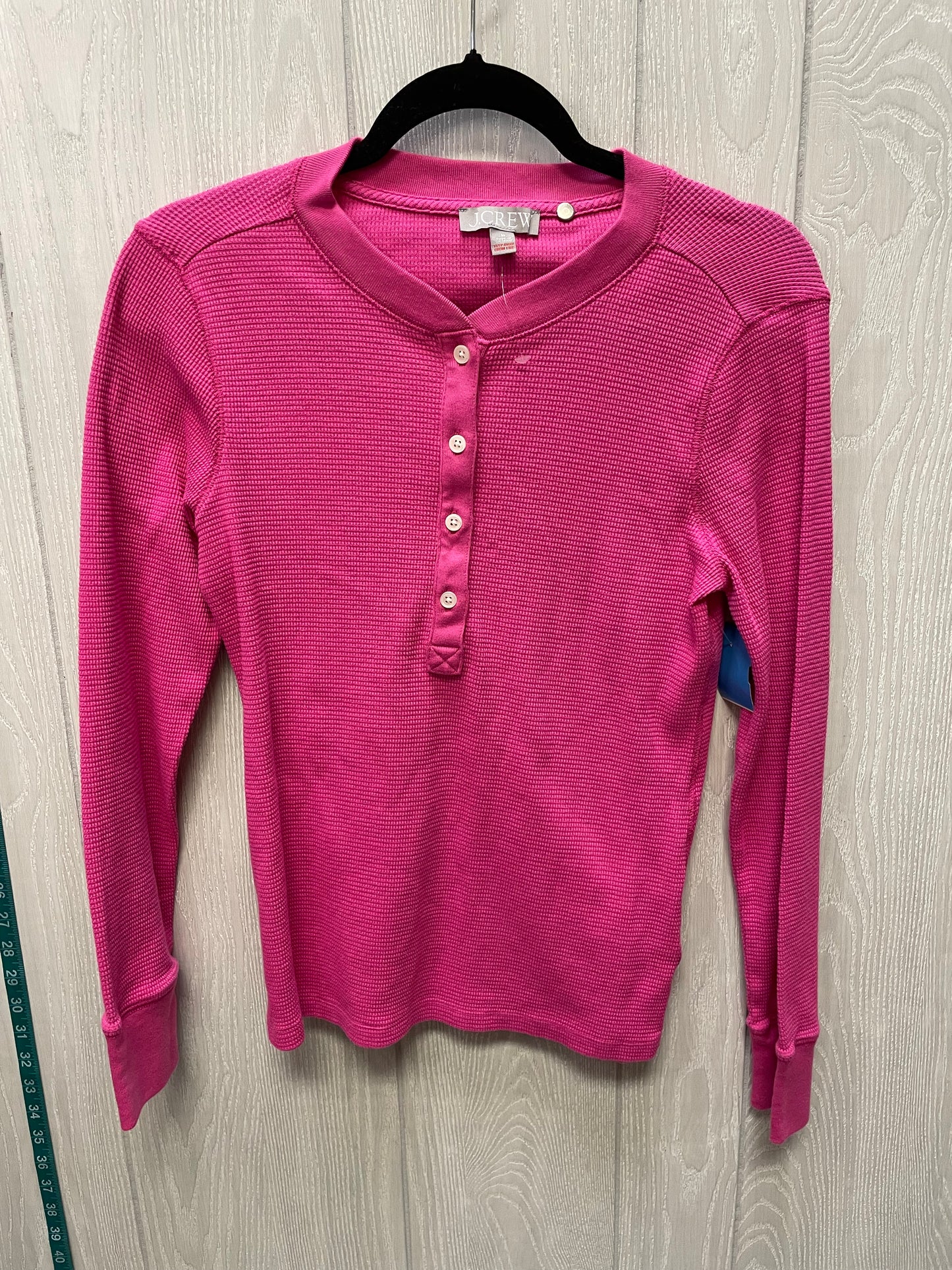 Top Long Sleeve By J. Crew In Pink, Size: M