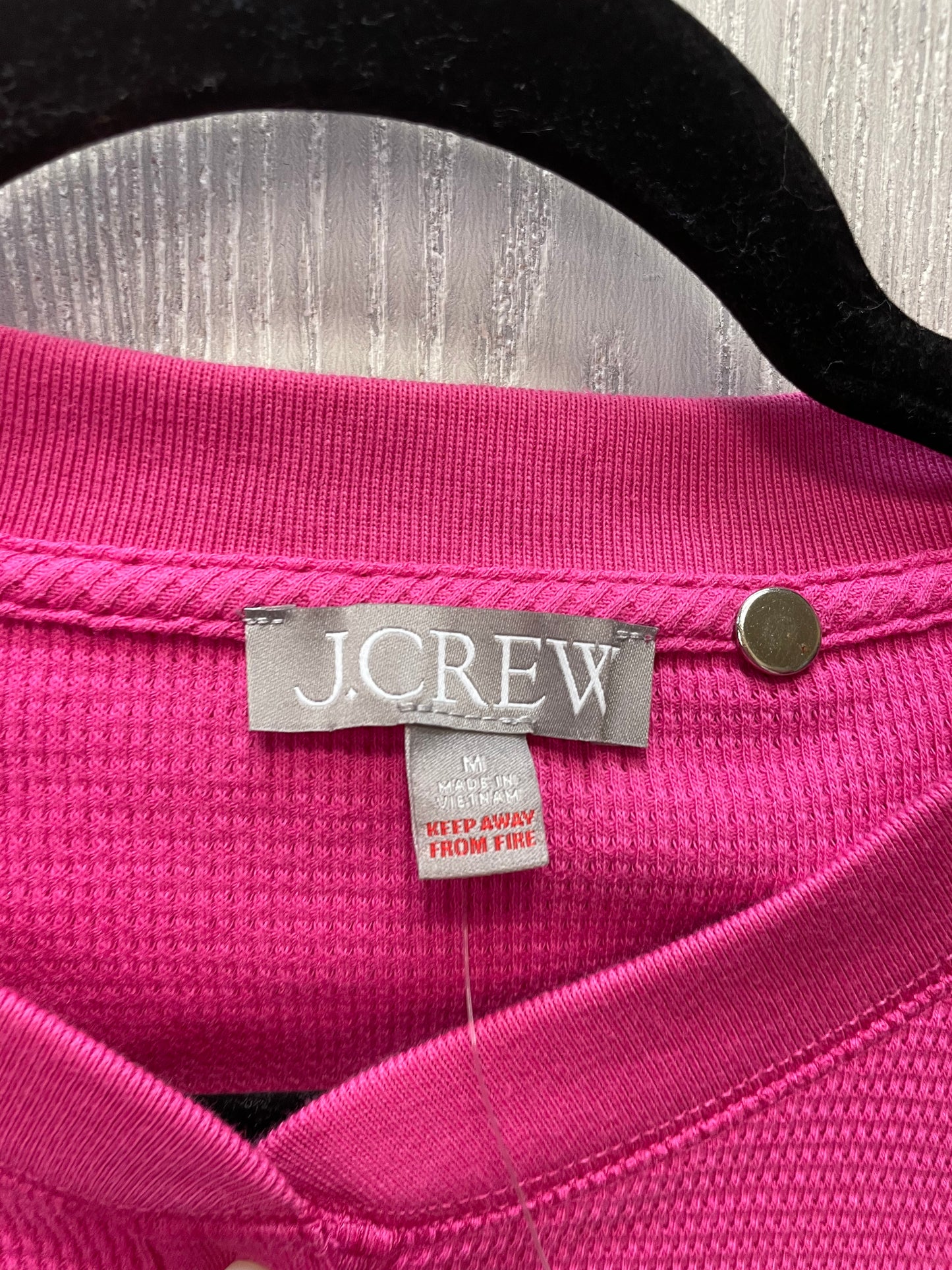 Top Long Sleeve By J. Crew In Pink, Size: M