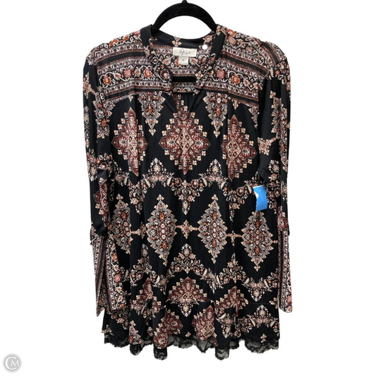 Tunic Long Sleeve By Style And Company In Multi-colored, Size: Xl