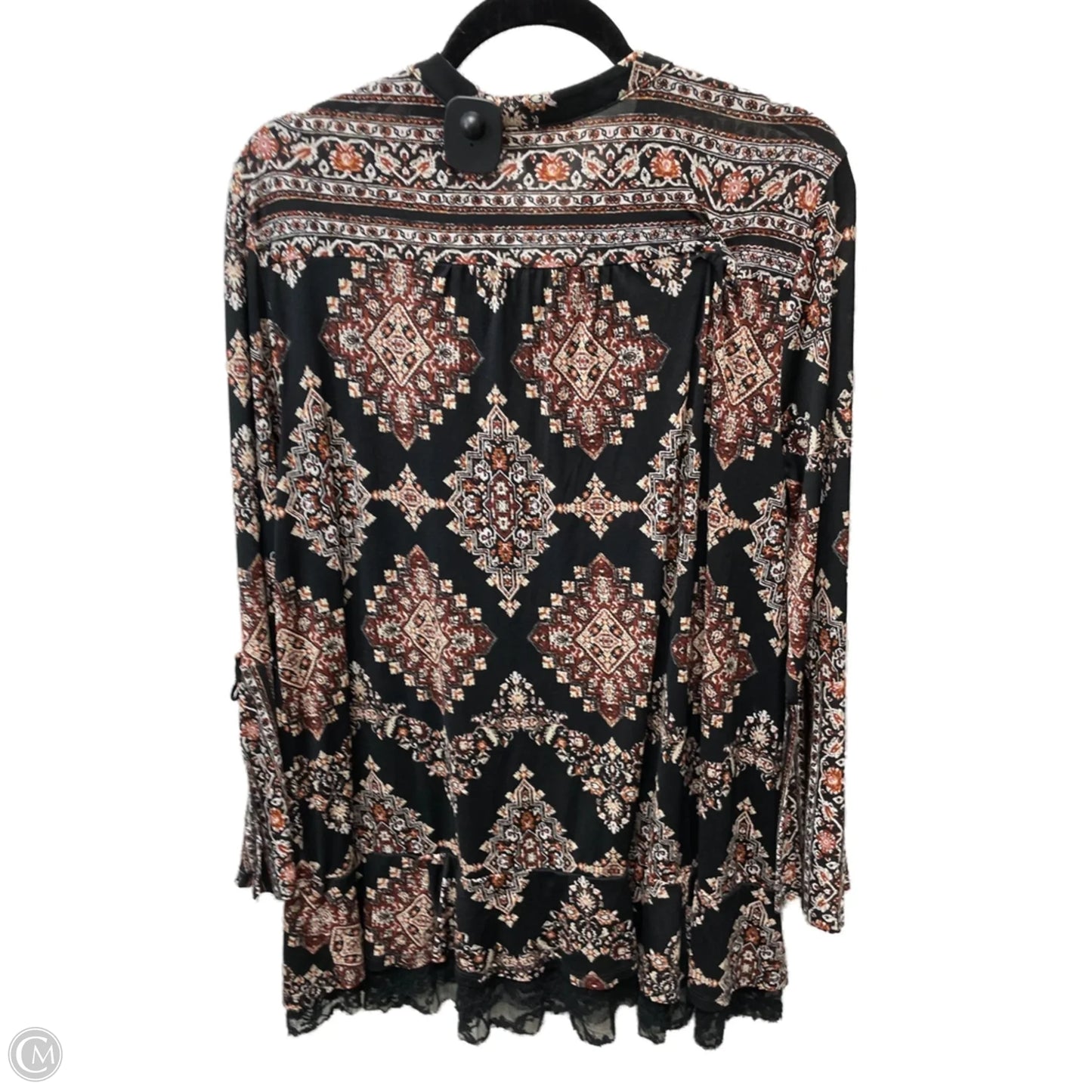 Tunic Long Sleeve By Style And Company In Multi-colored, Size: Xl