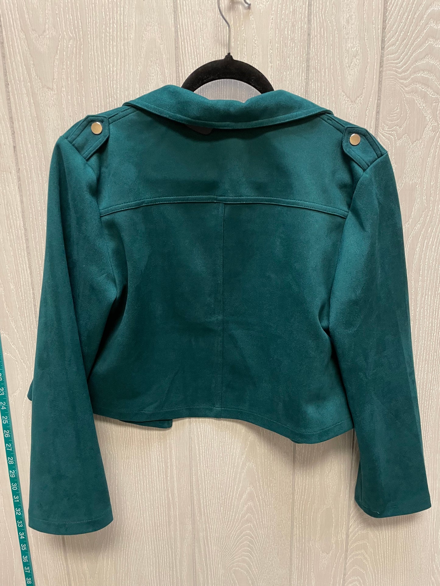 Jacket Moto By 89th And Madison In Green, Size: L