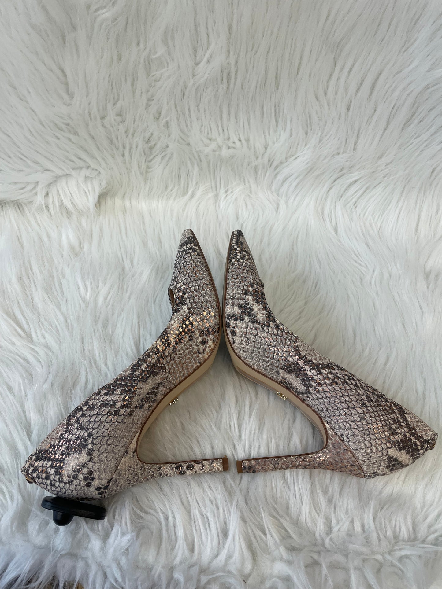 Shoes Heels Stiletto By Sam Edelman In Snakeskin Print, Size: 7.5