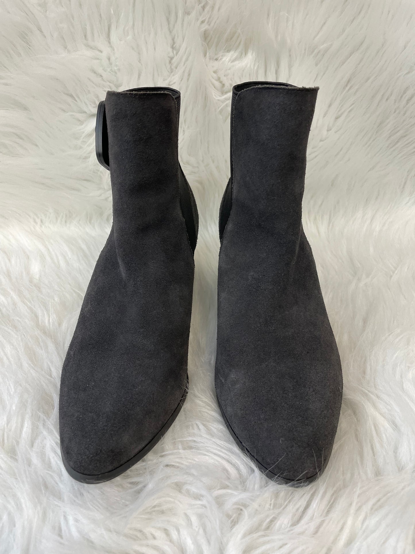 Boots Ankle Heels By Market & Spruce In Grey, Size: 8.5