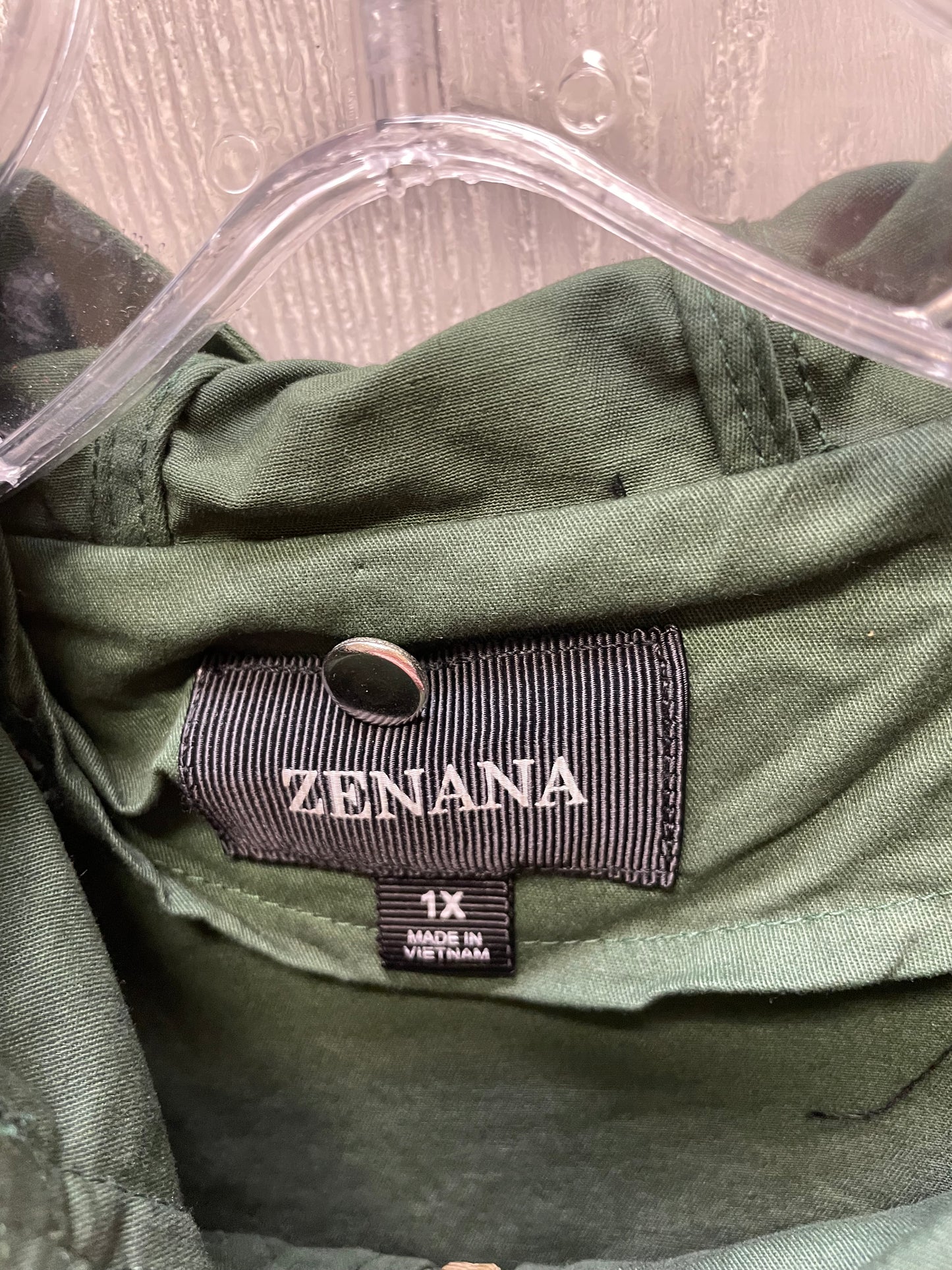 Vest Other By Zenana Outfitters In Green, Size: 1x