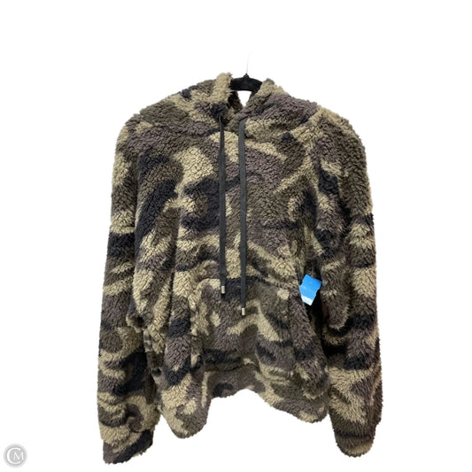 Jacket Faux Fur & Sherpa By Fashion Nova In Camouflage Print, Size: 2x