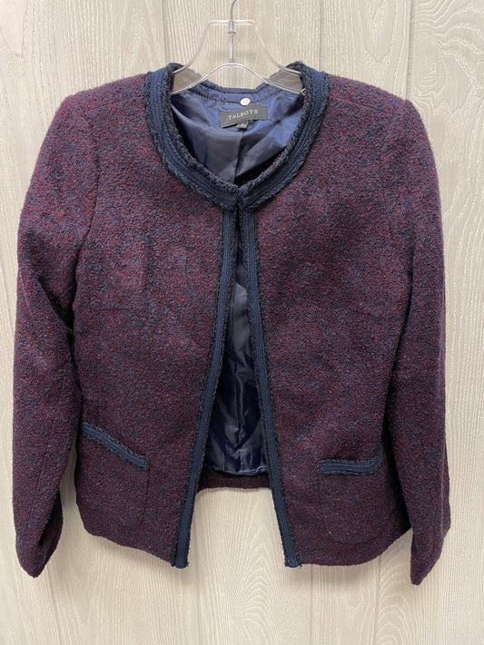 Blazer By Talbots In Maroon, Size: S