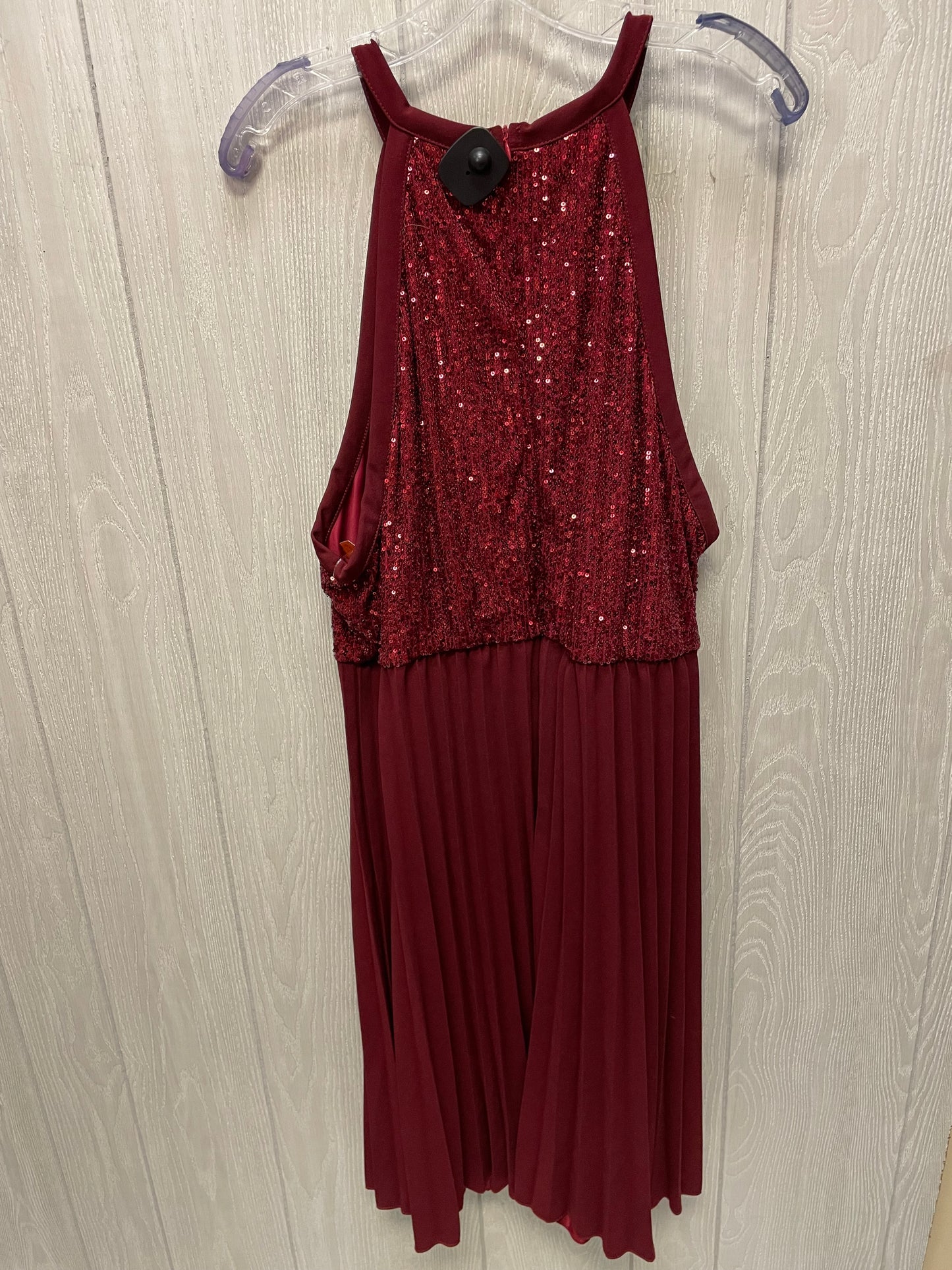 Dress Casual Short By Shein In Maroon, Size: 3x