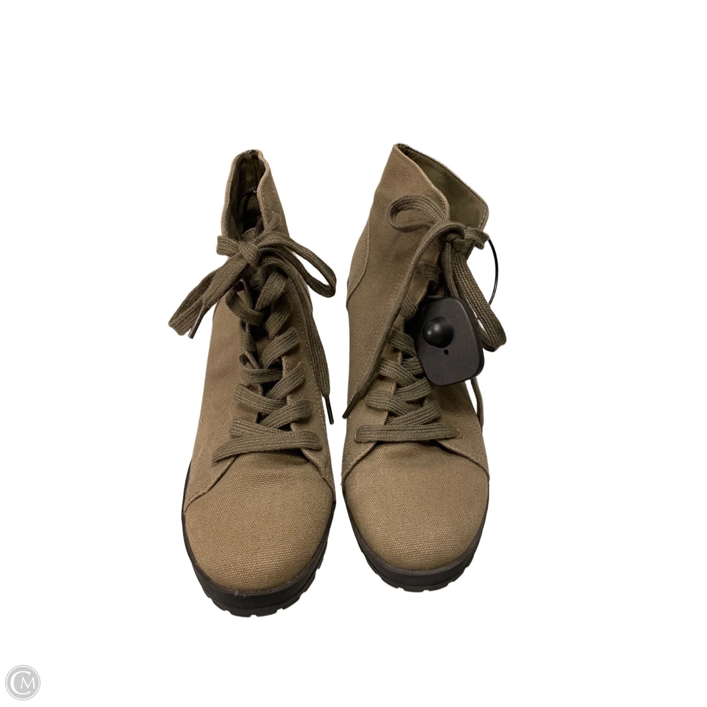 Boots Ankle Heels By Mix No 6 In Green, Size: 8.5