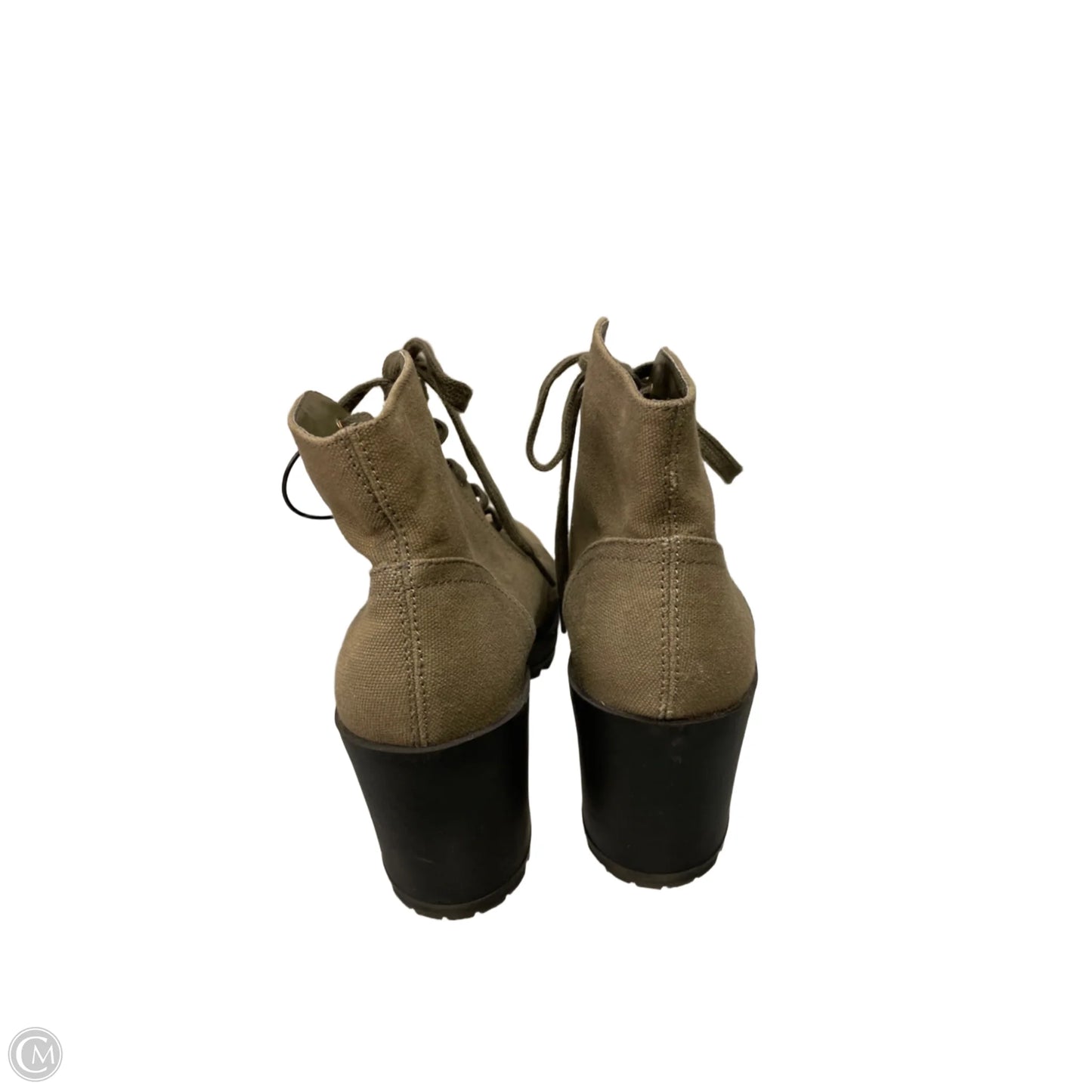 Boots Ankle Heels By Mix No 6 In Green, Size: 8.5
