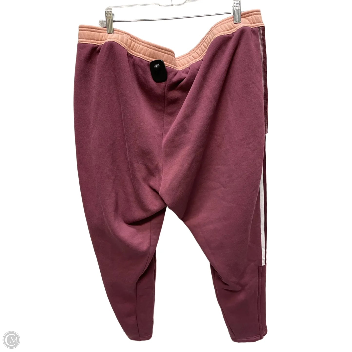 Athletic Pants By Adidas In Maroon, Size: 3x