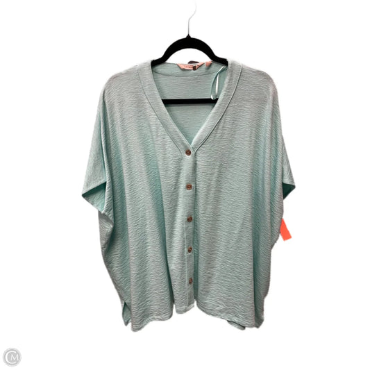 Cardigan By Soft Surroundings In Aqua, Size: M
