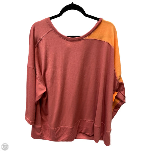 Top 3/4 Sleeve By Cato In Multi-colored, Size: 2x
