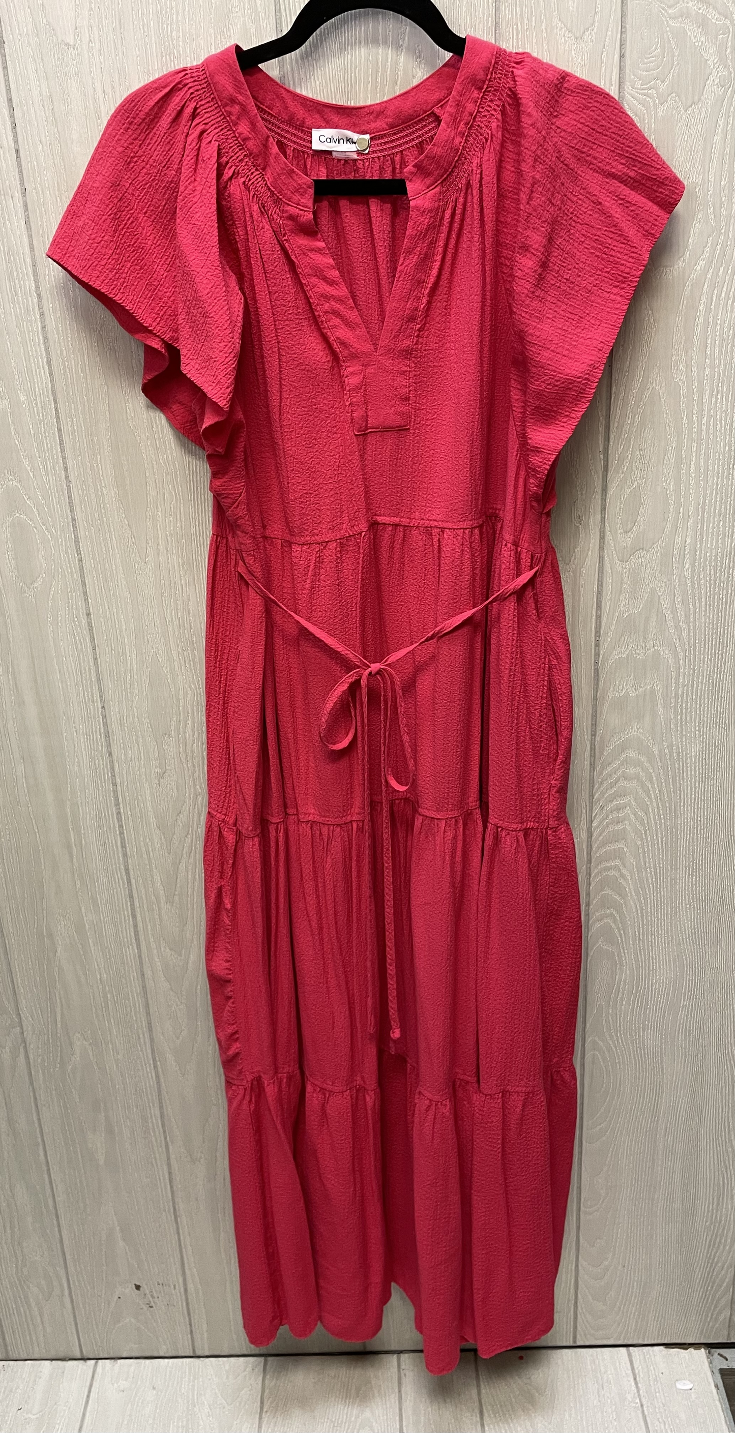 Dress Casual Midi By Calvin Klein  Size: Xl