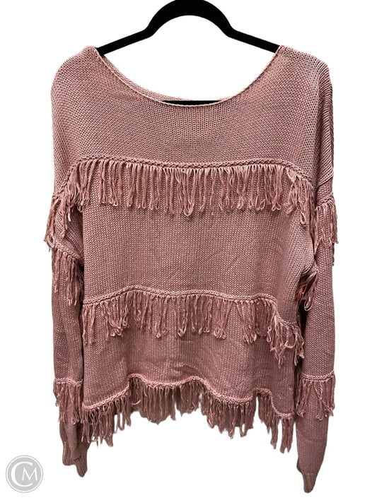 Sweater By Cme In Purple, Size: Xl