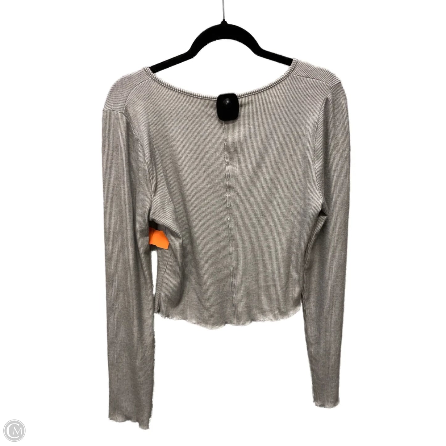 Top Long Sleeve By Free People In Grey, Size: L