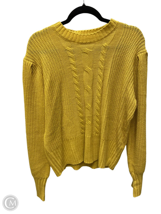 Sweater By Cme In Yellow, Size: 2x