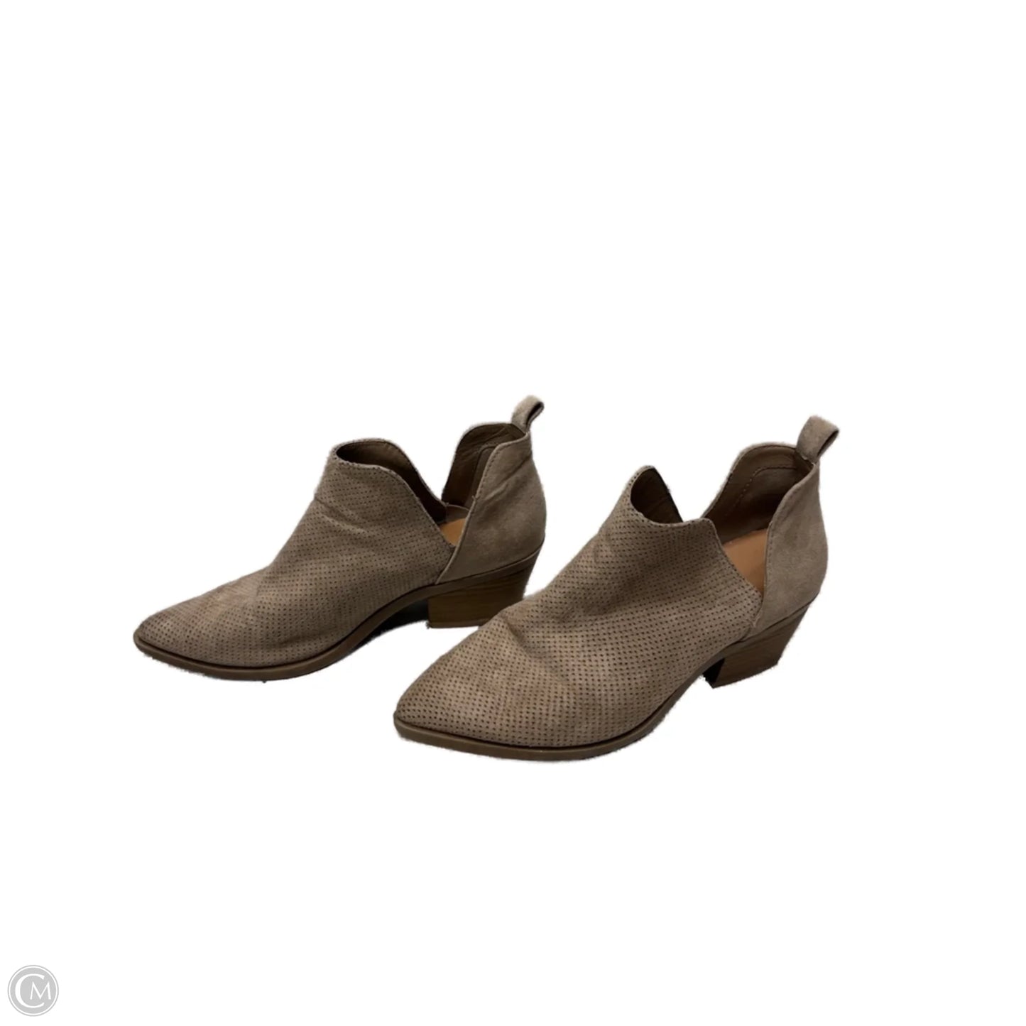 Boots Ankle Heels By Universal Thread In Beige, Size: 6.5
