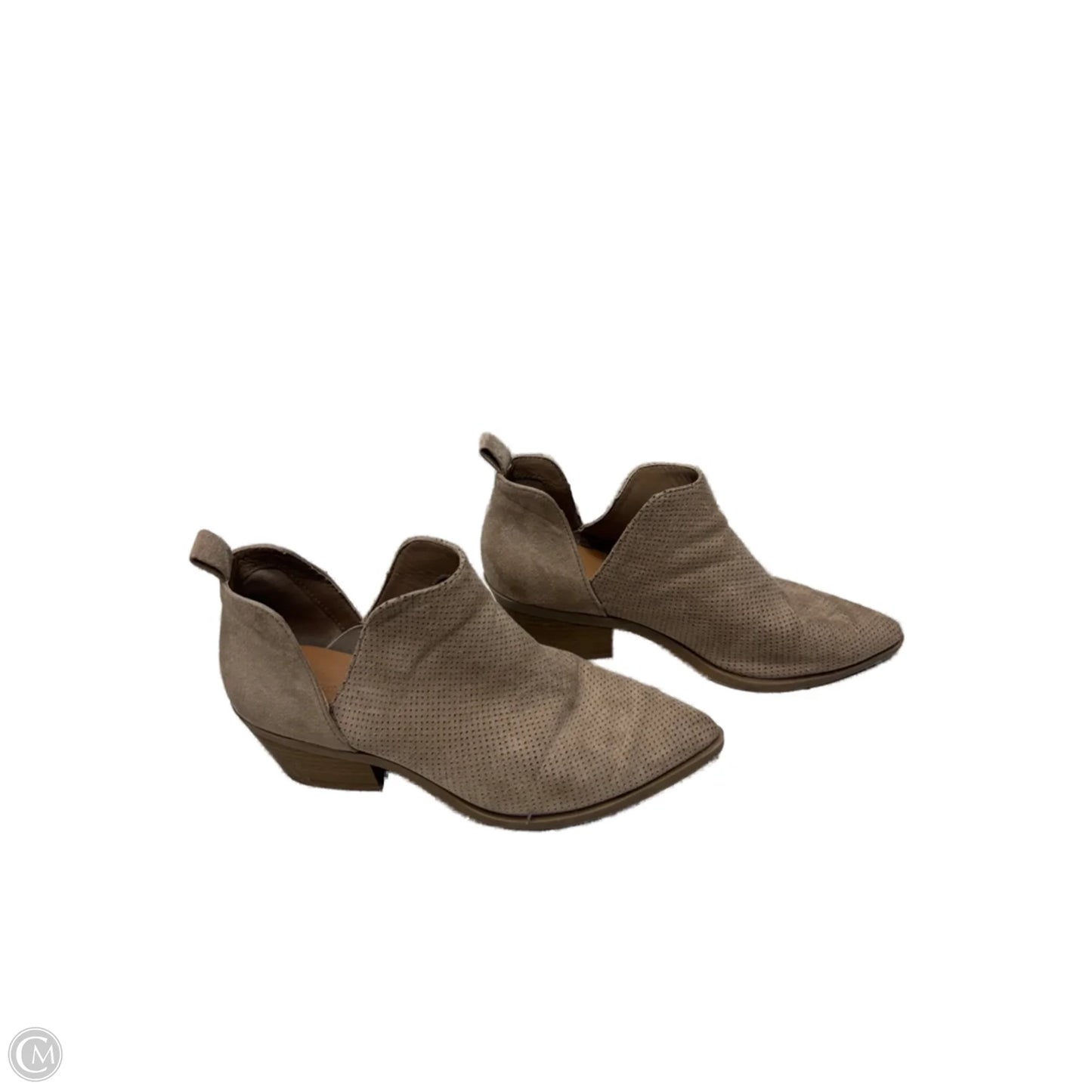 Boots Ankle Heels By Universal Thread In Beige, Size: 6.5