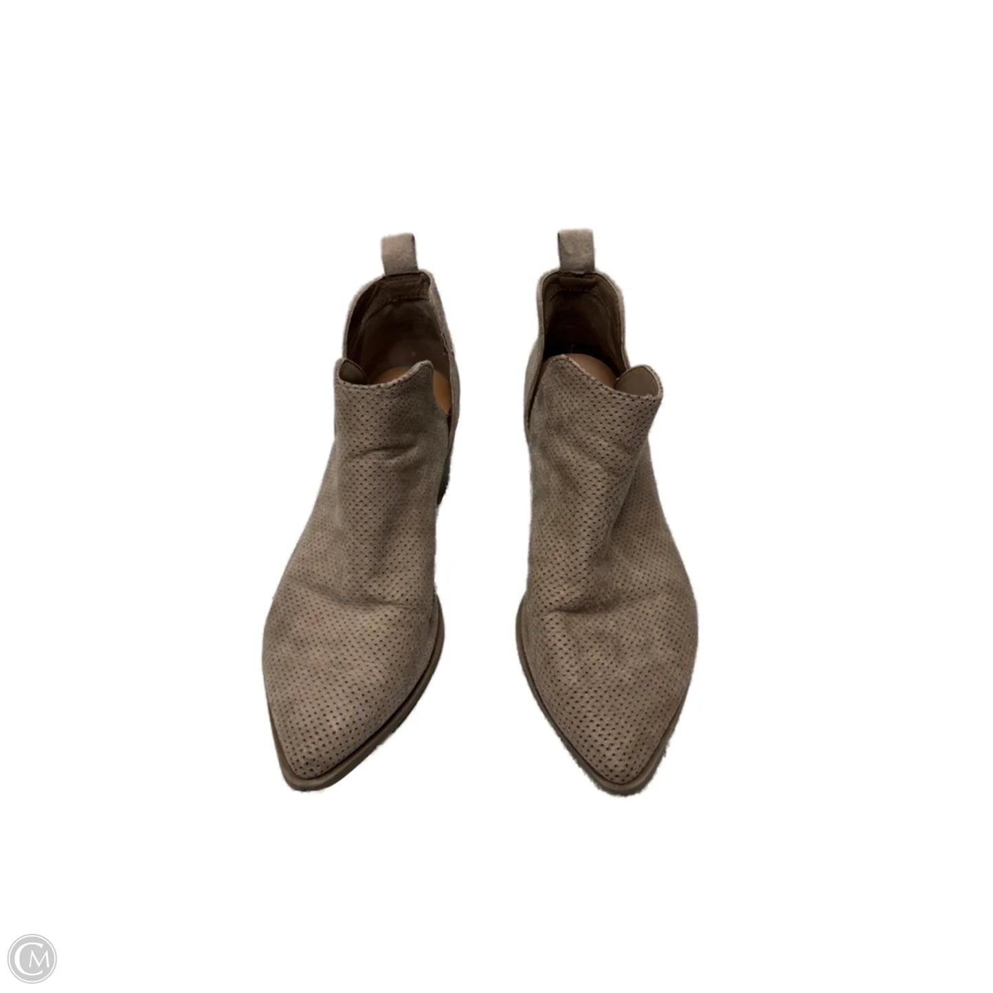 Boots Ankle Heels By Universal Thread In Beige, Size: 6.5