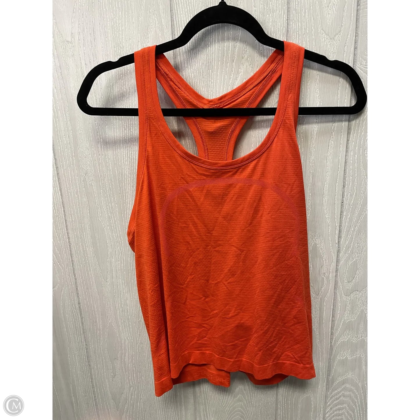 Athletic Tank Top By Lululemon In Orange, Size: L