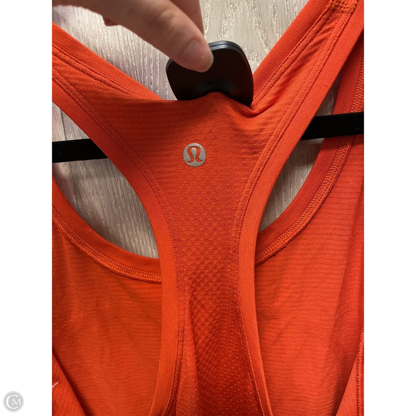 Athletic Tank Top By Lululemon In Orange, Size: L