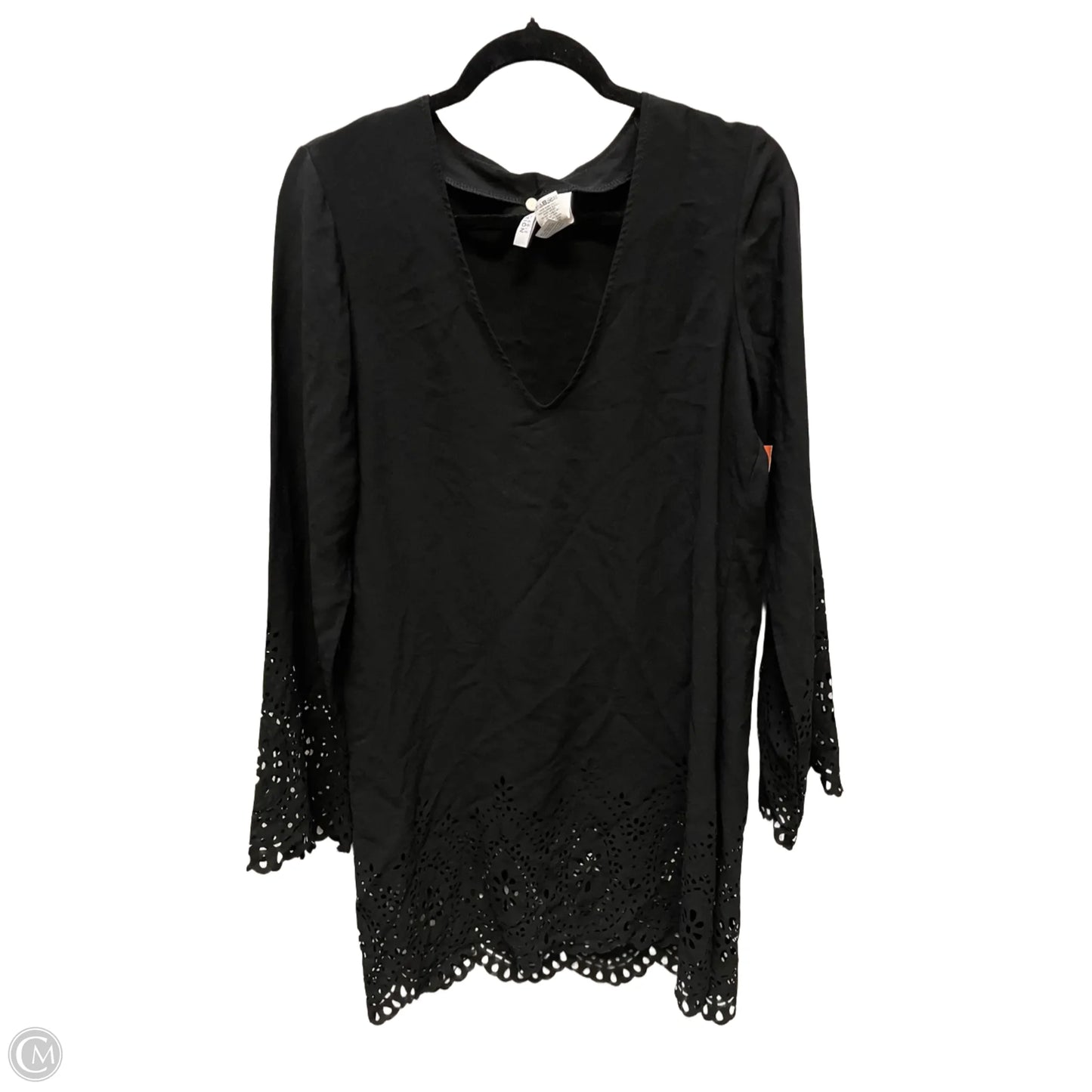 Swimwear Cover-up By Kenneth Cole Reaction In Black, Size: L