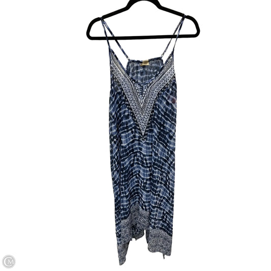 Swimwear Cover-up By Clothes Mentor In Tie Dye Print, Size: Xl