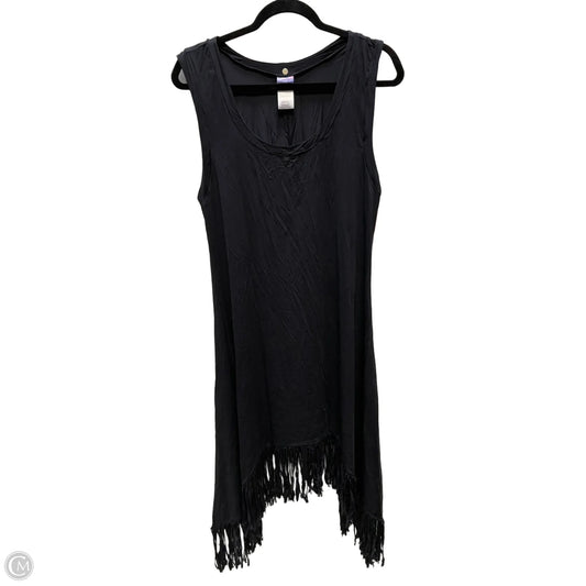 Swimwear Cover-up By Clothes Mentor In Black, Size: L