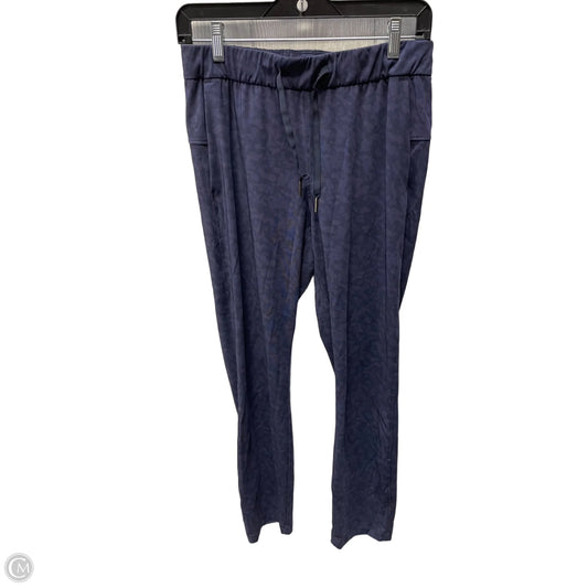 Athletic Pants By Lululemon In Blue & Pink, Size: S